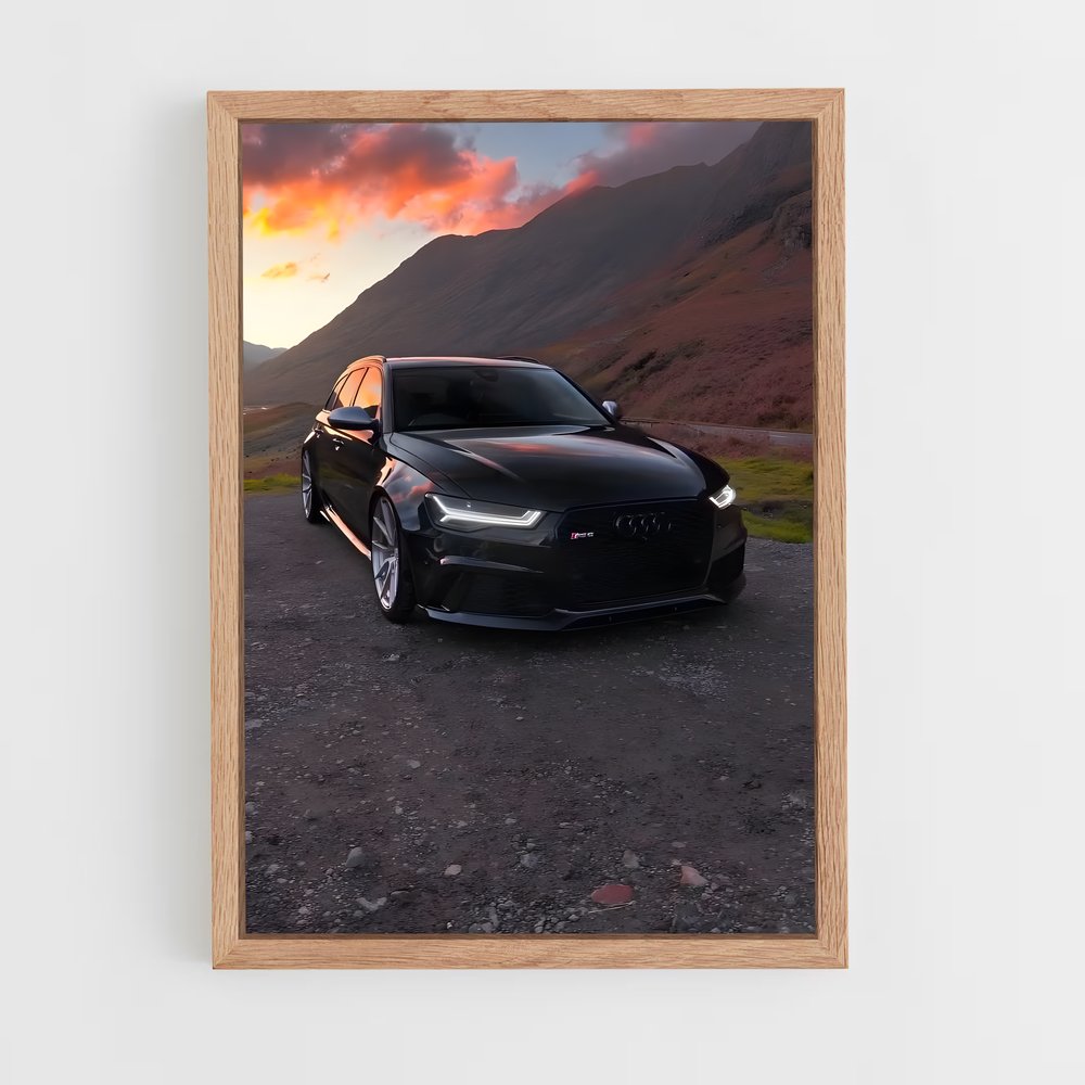 Poster Montagne Noire – affiche Audi (vue 4)